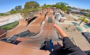 A Solo POV Session on the World's Only Skatercross Ramp