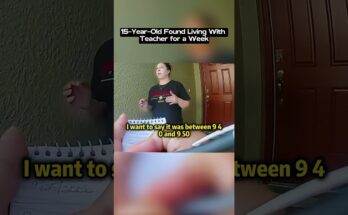 Bodycam Footage Shows 15-Year-Old Found Living With Teacher for a Week
