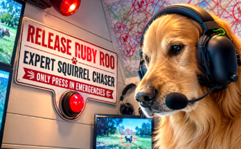 Ruby Roo Runs Her Own Squirrel-Chasing Command Center